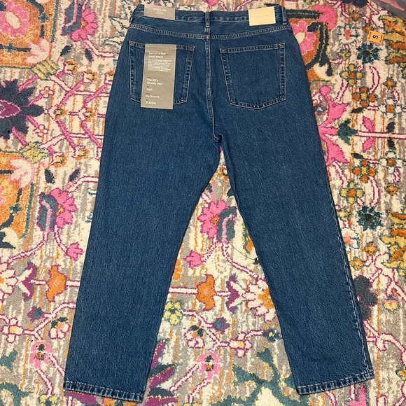 Everlane The 90's Cheeky Jean High Waist No Stretch Medium Blue NWT Size 31 - Picture 7 of 14